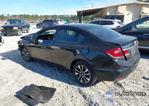 2013 Honda Civic Ex from USA, damaged, VIN 19XFB2F84DE085953